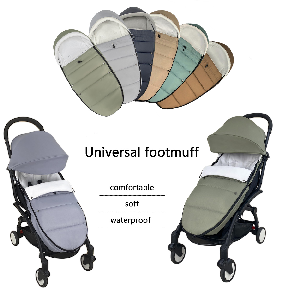 Smartwatch Universal - Chancelière universelle pour poussette de bébé