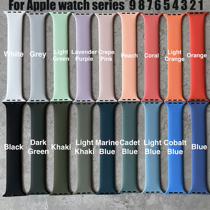 Solo Loop Strap - Solo Loop silicone pour bracelet de