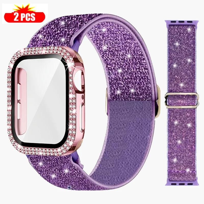Smartwatch Band Accessories - Bracelet + étui pour Apple Watch,