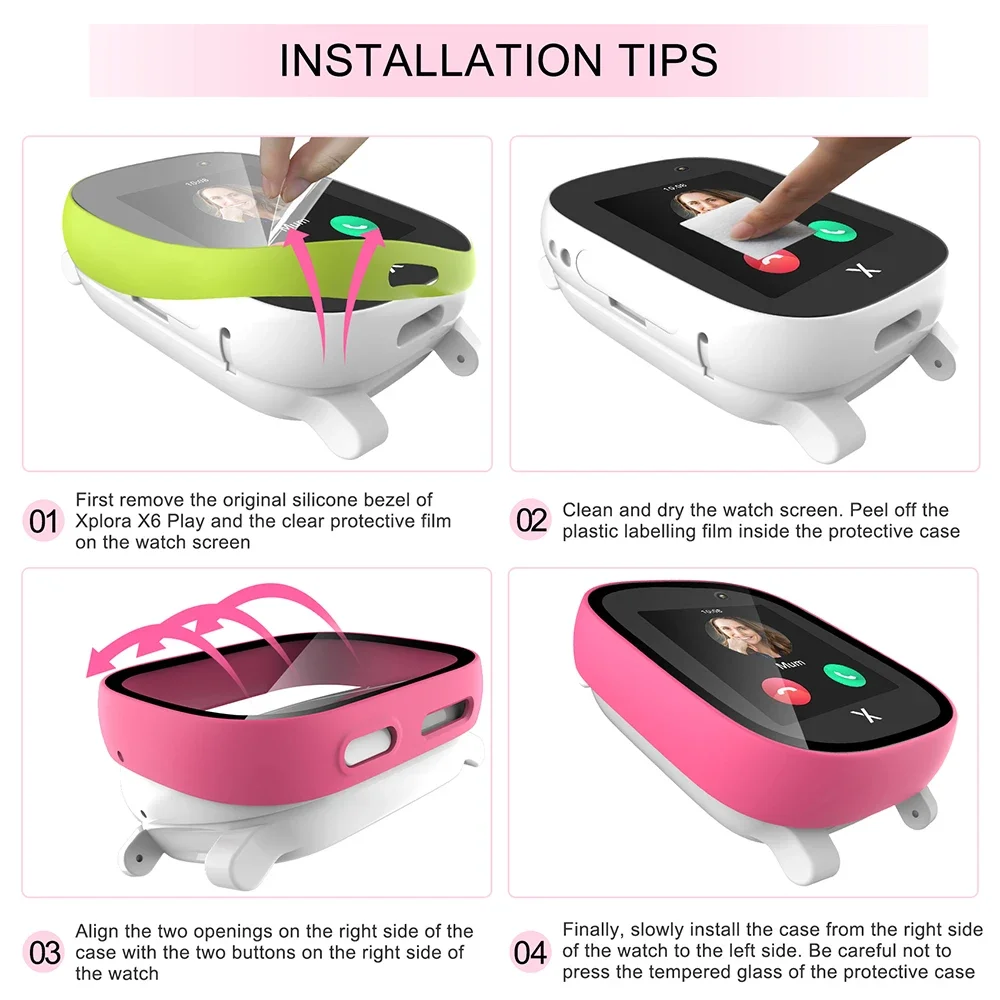 Étui pour Xploar X6 Play enfan - Smartwatch Icon avis et prix