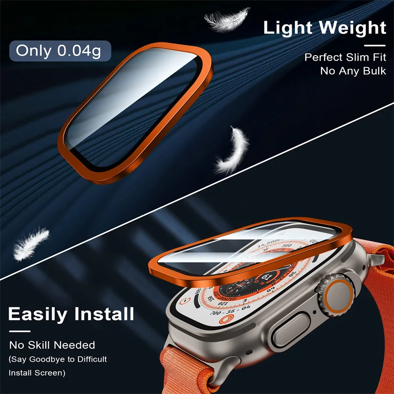 Verre trempé pour Apple Watch  - Smartwatch Watch Accessories For Women avis et prix