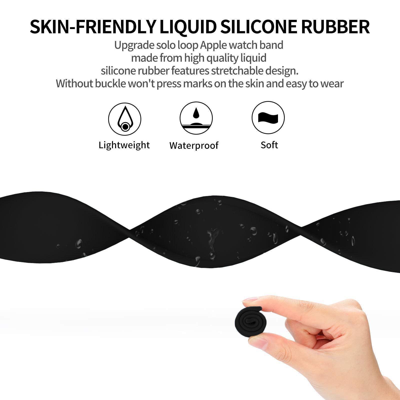 Solo Loop silicone pour bracel - Solo Loop Strap avis et prix