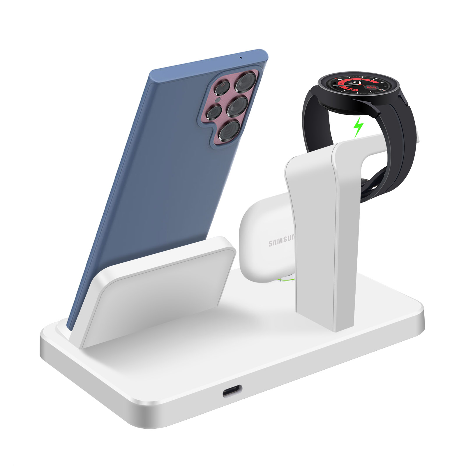 Station de charge rapide 3-en- - Wireless Charger Watch avis et prix