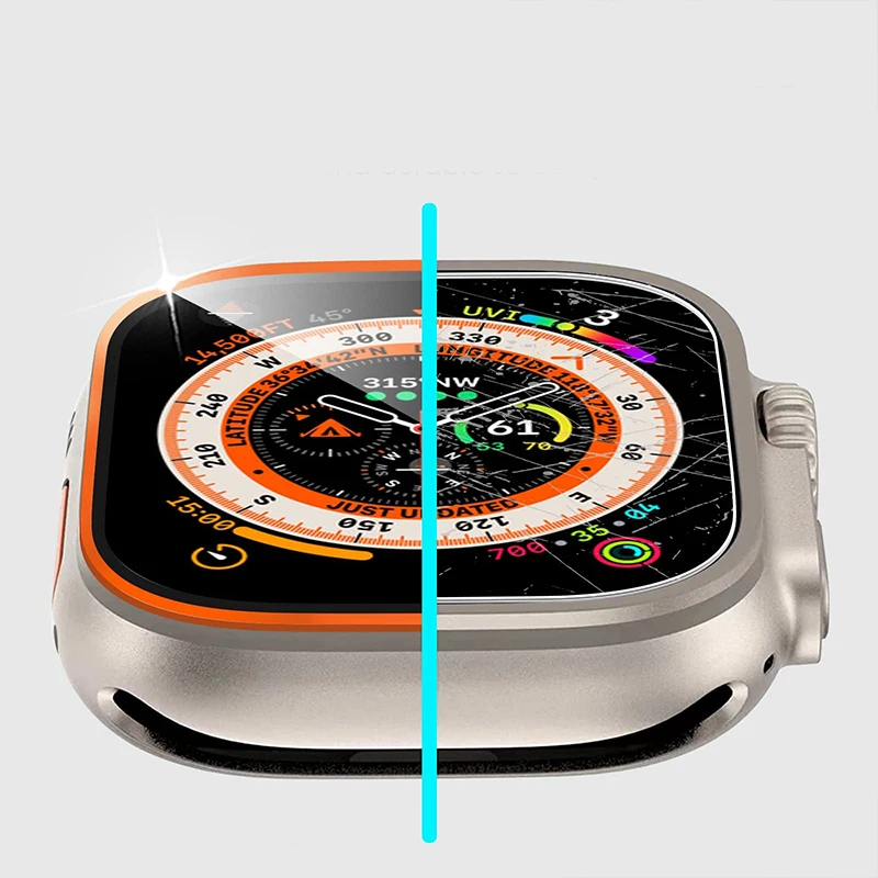Verre trempé pour Apple Watch  - Smartwatch Watch Accessories For Women avis et prix