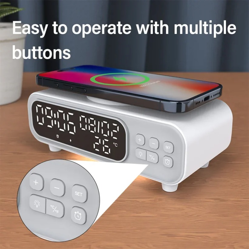 15W chargeur sans fil temps ré - Wireless Charger Watch avis et prix