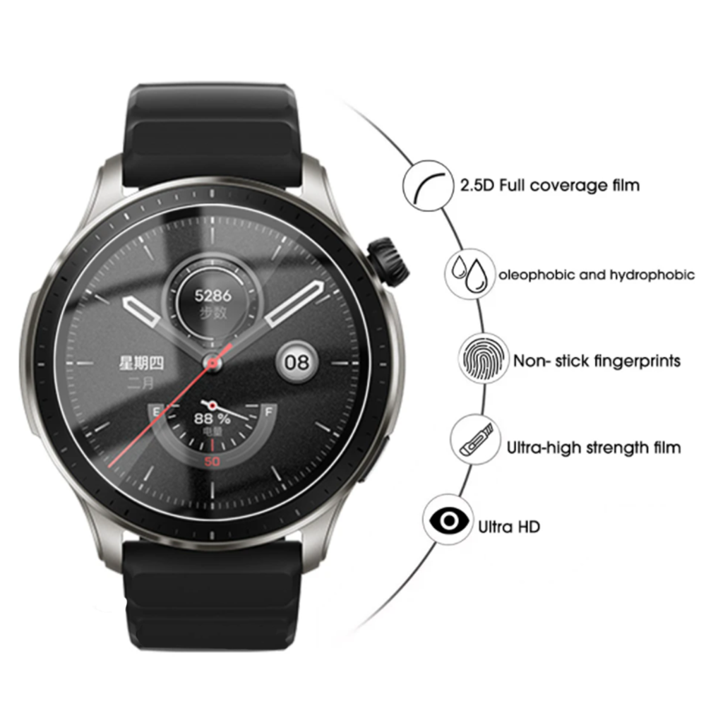 Verre trempé pour protecteur d - Motorola Smartwatch Accessories avis et prix