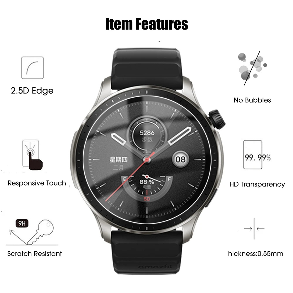 Verre trempé pour protecteur d - Motorola Smartwatch Accessories avis et prix