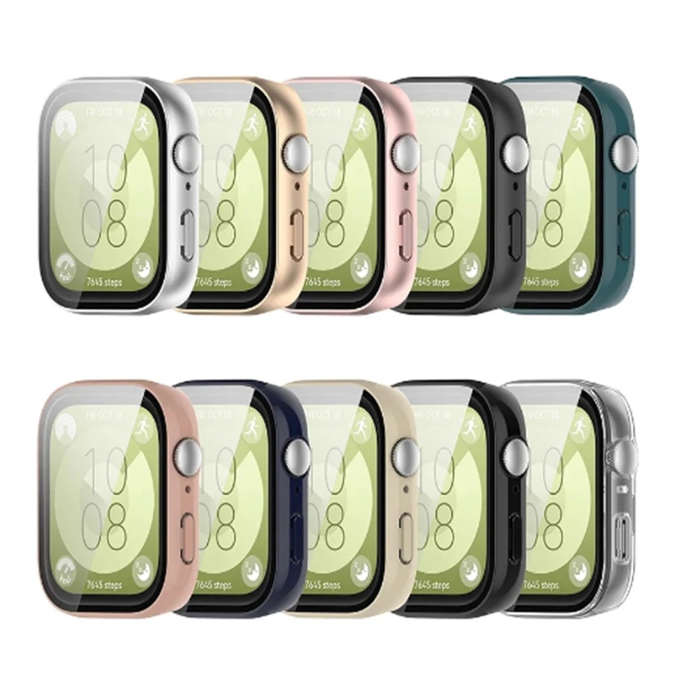 Coque en verre et PC pour Huaw - Smartwatch Watch Accessories For Women avis et prix