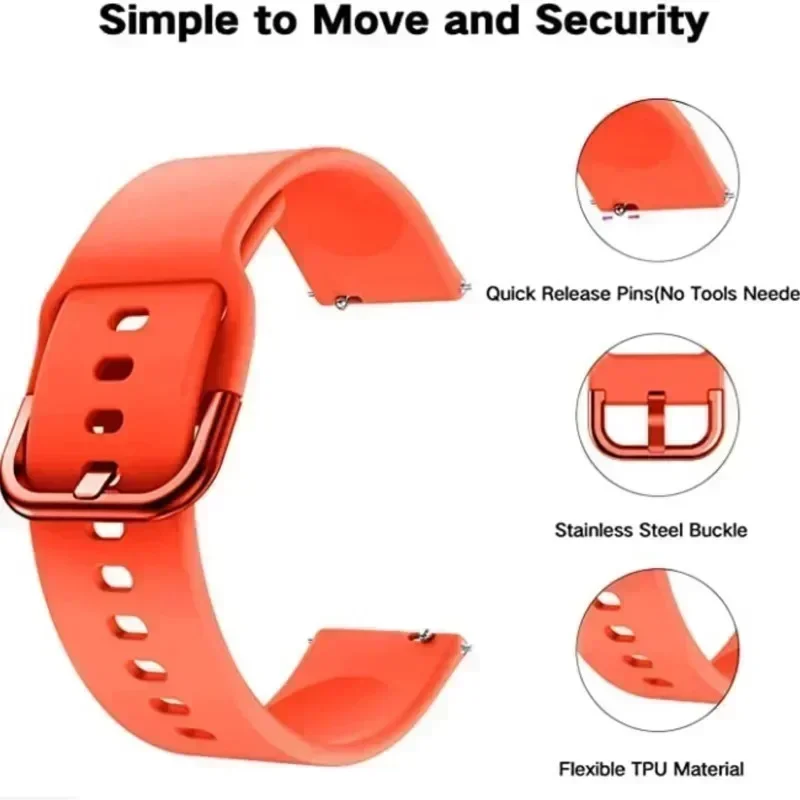 Bracelet en Silicone pour mont - Xiaomi Smartwatch S3 Accessories avis et prix