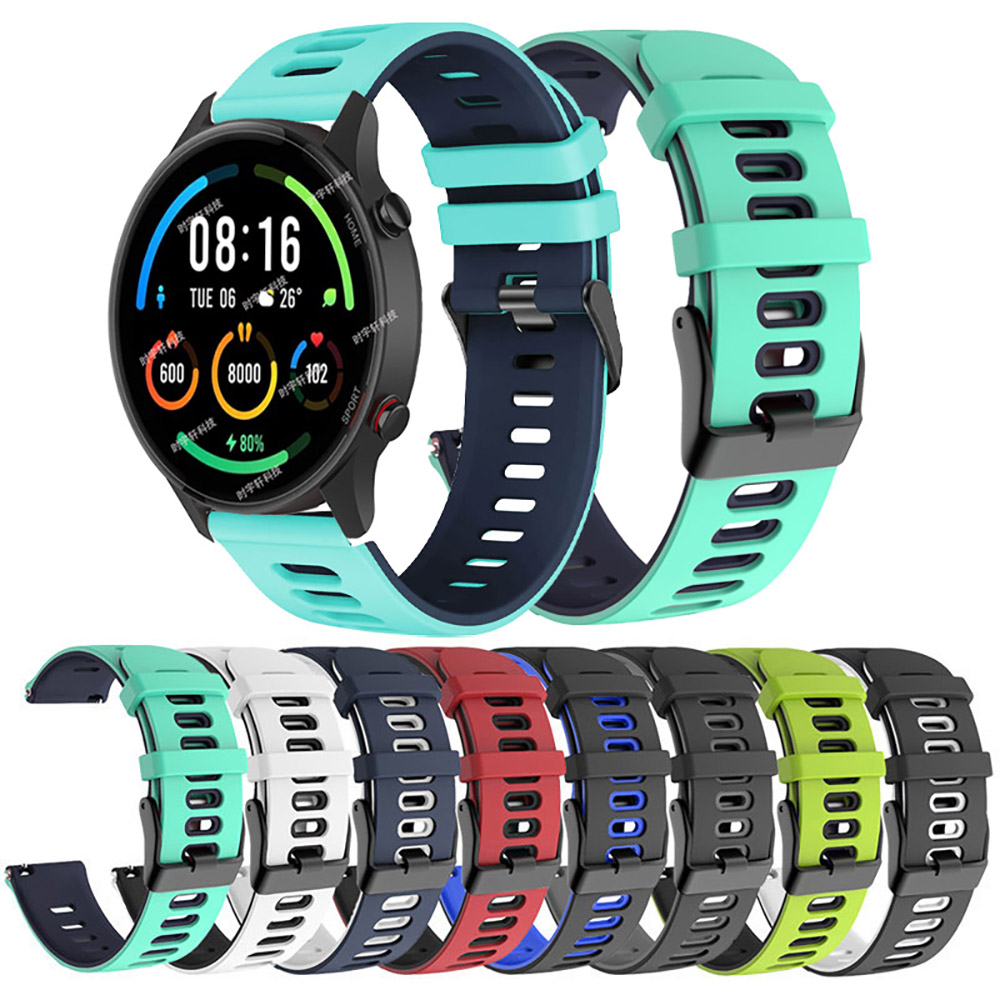 Bracelet de sport bicolore 22m - Xiaomi Smartwatch S3 Accessories avis et prix