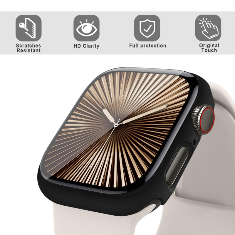 2 pièces en verre trempé + étu - Smartwatch Band Accessories avis et prix