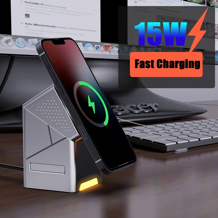Chargeur sans fil magnétique 3 - Wireless Charger Watch avis et prix