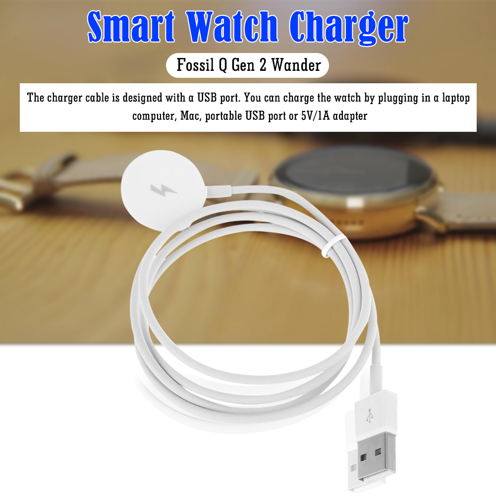 Câble de charge USB pour montr - Fossil Smartwatch Accessories avis et prix
