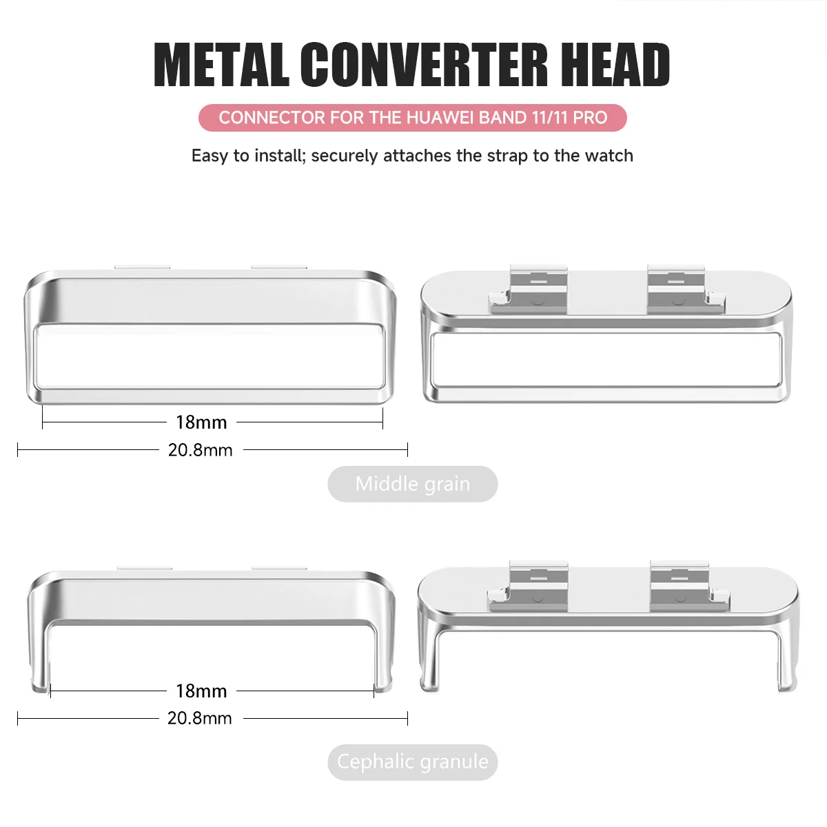 Accessoires métalliques en aci - Watch Band Connector avis et prix