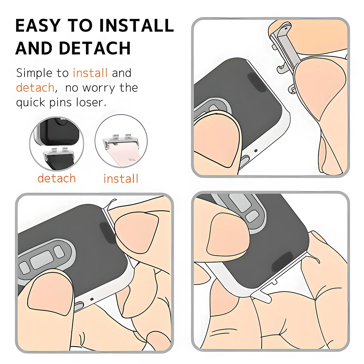 Accessoires métalliques en aci - Watch Band Connector avis et prix